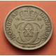 DINAMARCA 1 KRONE 1939 N-GJ CORONA REY CHRISTIAN X KM.824.2 MONEDA DE LATON OCUPACION NAZI III REICH WWII Denmark