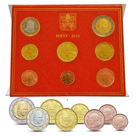 ...MONEDAS EUROS VATICANO 2014 CARTERA PAPA FRANCISCO @ENVIO YA@