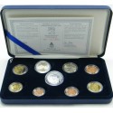 @Tirada 8.000@ FINLANDIA ESTUCHE OFICIAL EUROS 2002 SC 1+2+5+10+20+50 Centimos 1€ + 2 EUROS 2002 SET 8 MONEDAS MEDALLA PLATA