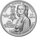 . 1 aaacoin @ENVIO HOY@ ESTADOS UNIDOS 25 CENTAVOS 2024 D MARY EDWARDS American Women Quarter 13ª / 20º MONEDA DE NICKEL