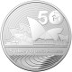 . 1 aaaoin @12/JULIO Envío@ AUSTRALIA 1 DOLAR 2023 SYDNEY OPERA HOUSE 50 Aniver. MONEDA DE PLATA Oz ONZA cápsula