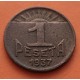 ASTURIAS y LEON 1 PESETA 1937 EBC BRONCE ESPAÑA CONSEJO DE 1