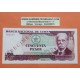 @MUESTRA DE FABRICA nº 0000 SPECIMEN@ CUBA 50 PESOS 1990 CALIXTO GARCÍA Pick 111.S BILLETE SC UNC BANKNOTE