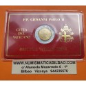 @OFERTA@ SOUVENIR VATICANO 500 LIRAS 1986 JESÚS y MARÍA PAPA JUAN PABLO II KM.197 MONEDA BIMÉTALICA SC 500 Lire