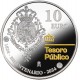 . ESPAÑA 10 EUROS 2015 PLATA 70 AÑOS DE PAZ REY FELIPE VI FNMT