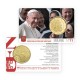 . 2015 VATICANO 50 CENTIMOS COINCARD Nº 6 COIN CARD EURO