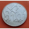 ALEMANIA DEMOCRATICA 10 MARCOS 1990 A 100 AÑOS DEL 1 DE MAYO DIA DEL TRABAJO KM.136 MONEDA DE NICKEL SC Germany DDR RDA Marks