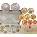 . @Tirada 8.500@ VATICANO ESTUCHE EUROS PROOF 2016 PAPA FRANCISCO 1 Cëntimo a 1€ + 2 EUROS 2016 + 20 EUROS 2016 PLATA SET