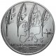 PORTUGAL 8 EUROS 2005 FINAL DE LA 2ª GUERRA MUNDIAL - PLUMAS KM.773 MONEDA DE PLATA SC-