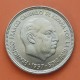 ESPAÑA 5 PESETAS 1957 * 65 ESTADO ESPAÑOL FRANCISCO FRANCO NO PLUS / SI ULTRA KM.786 MONEDA DE NICKEL SC Spain