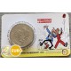 . 1 acoin BELGICA 5 EUROS 2023 SPIROU y FANTASIO Comic @NO COLORES Tirada 7.500@ MONEDA DE NICKEL coincard