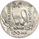 FINLANDIA 100 MARKKAA 1990 BUHO y ARPA - HELNSINKI UNIVERSIDAD KM.68 MONEDA DE PLATA SC CÁPSULA Finnland