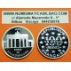 FRANCIA 100 FRANCOS 1993 LA PUERTA DE BRADENBURGO en BERLÍN KM.1032 MONEDA DE PLATA PROOF CÁPSULA France 15 Ecus