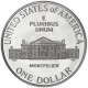 ESTADOS UNIDOS 1 DOLAR 1993 S JAMES MADISON MONTPELIER KM.241 MONEDA DE PLATA PROOF @CÁPSULA@ USA $1 Dollar