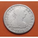 ..CARLOS IIII 8 REALES 1808 PJ POTOSI PLATA ESPAÑA Spain Silver