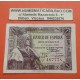 ESPAÑA 1 PESETA 1945 REINA ISABEL LA CATOLICA SIN SERIE 467778 Pick 128 BILLETE MBC+ @RARO@ Spain