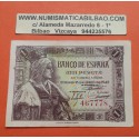 ESPAÑA 1 PESETA 1945 REINA ISABEL LA CATOLICA SIN SERIE 467778 Pick 128 BILLETE MBC+ @RARO@ Spain