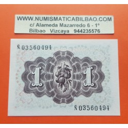 @MUY RARA Serie Ñ@ ESPAÑA 1 PESETA 1948 DAMA DE ELCHE Serie Ñ 03560494 Pick 135 BILLETE SC SIN CIRCULAR Spain