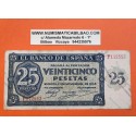 25 PESETAS 1936 NOVIEMBRE 21 BURGOS Serie G SC ESPAÑA