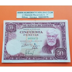 ..ESPAÑA 50 PESETAS 1951 RUSIÑOL Serie B.2438947 SC- PICK 141