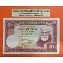 ESPAÑA 50 PESETAS 1951 SANTIAGO RUSIÑOL Serie A 7985172 Pick 141 BILLETE CASI EN EXCELENTE CONSERVACION + SOMBRAS Spain banknote