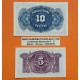 2 billetes CASI NUEVOS + Imperfecciones x ESPAÑA 5 PESETAS 1935 DAMA Serie G + 10 PESETAS 1935 Serie A II REPUBLICA ESPAÑOLA L/5