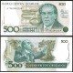 . BRASIL 500 CRUZADOS 1988 VILLA LOBOS Pick 212 SC BILLETE Sign2