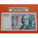 @PVP NUEVO 120€@ SUECIA 100 KRONOR 1986 CARL VON LINNE y FLOR Pick 57 BILLETE MBC+ Sweden BANKNOTE