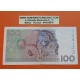 @PVP NUEVO 120€@ SUECIA 100 KRONOR 1986 CARL VON LINNE y FLOR Pick 57 BILLETE MBC+ Sweden BANKNOTE