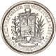 . 1 moneda SC- x VENEZUELA 1 BOLIVAR 1965 SIMON BOLIVAR y ESCUDO NACIONAL KM.37 silver coin