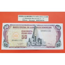 @PVP NUEVO 45€@ REPUBLICA DOMINICANA 50 PESOS 1994 BASILICA y CATEDRAL Pick 135 BILLETE EBC- Dominican Republic