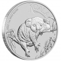 . 1 aaacoin AUSTRALIA 1 DOLAR 2022 KOALA DORMIDO EN ARBOL MONEDA DE PLATA $1 Dollar OZ ONZA silver