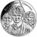 FRANCIA 10 EUROS 2021 HARRY POTTER, RON y HERMIONE nº 9/18 MONEDA DE PLATA SC Estuche