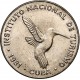 CUBA INTUR 10 CENTAVOS DE PESO 1981 COLIBRI SC NICKEL