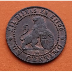 ALFONSO XIII 1 CENTIMO 1906 * 6 SLV COBRE MBC++ ESPAÑA