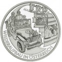 AUSTRIA 20 EUROS 2003 PLAN MARSHALL JEEP WWII KM.3107 MONEDA DE PLATA PROOF ESTUCHE Österreich Nachkriegszeit