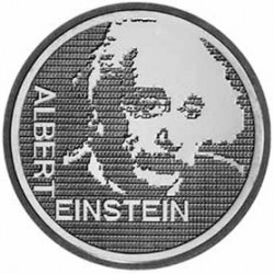 SUIZA 5 FRANCOS 1979 ALBERT EINSTEIN KM*57 NICKEL SC SWITZERLAND