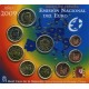 ESPAÑA CARTERA FNMT EURO 2009 BU SET KMS EURO 1+2+5+10+20+50 Centimos 1€ + 2 EUROS + 2 EUROS 2009 EMU ANIVERSARIO