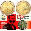 BELGICA 2€ EUROS 2014 CRUZ ROJA 150 ANIVERSARIO ESTUCHE RARA