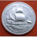 CANADA 1 DOLAR 1979 BARCO GRIFFON PLATA SILVER KM*124