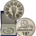 FRANCE 10 FRANCS 1997 x8 uds FIFA SOCCER 1998 SILVER SET