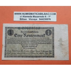 @PVP NUEVO 280€@ ALEMANIA 1 RENTENMARK 1923 REPÚBLICA DEL WEIMAR Pick 161 BILLETE MUY CIRCULADO @ESCASO@ Germany