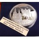 ESPAÑA 50 EUROS 2007 EL CANTAR DEL MIO CID BURGOS MONEDA DE PLATA PROOF Cincuentín ESTUCHE y CERTIFICADO FNMT 5 Onzas OZ