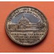 @ESCASA@ INGLATERRA modulo 1/2 PENIQUE 1862 ALL NATIONS EXHIBITION VICTORIA QUEEN MONEDA DE LATON United Kingdom Penny TOKEN