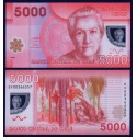 CHILE 5000 PESOS 2009 GABRIELA MISTRAL Pick 163A BILLETE DE PLASTICO SC polymer UNC BANKNOTE