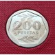 . ESPAÑA FNMT CARTERA E87 PROOF 1+200 PESETAS 1987 E-87 @OFERTA@