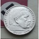 ALEMANIA 5 MARCOS ESVASTICA NAZI 1938 A PLATA III REICH NAZI 1