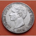 .AMADEO I 5 PESETAS 1871 * 18/71 SDM PLATA ESPAÑA 4 DURO SILVER