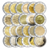 . ..2 EUROS 2015 BANDERA EUROPEA JUEGO 19 DE PAISES/MONEDAS SC