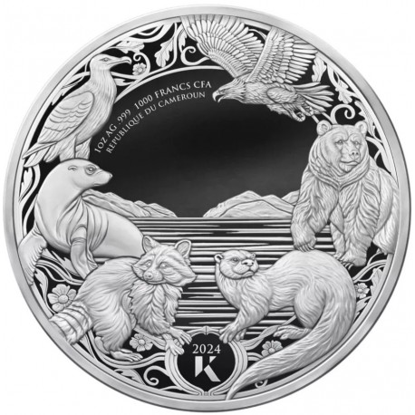 . .50 FRANCOS 2016 RWANDA SURICATO PLATA SC 1 Oz SILVER RUANDA